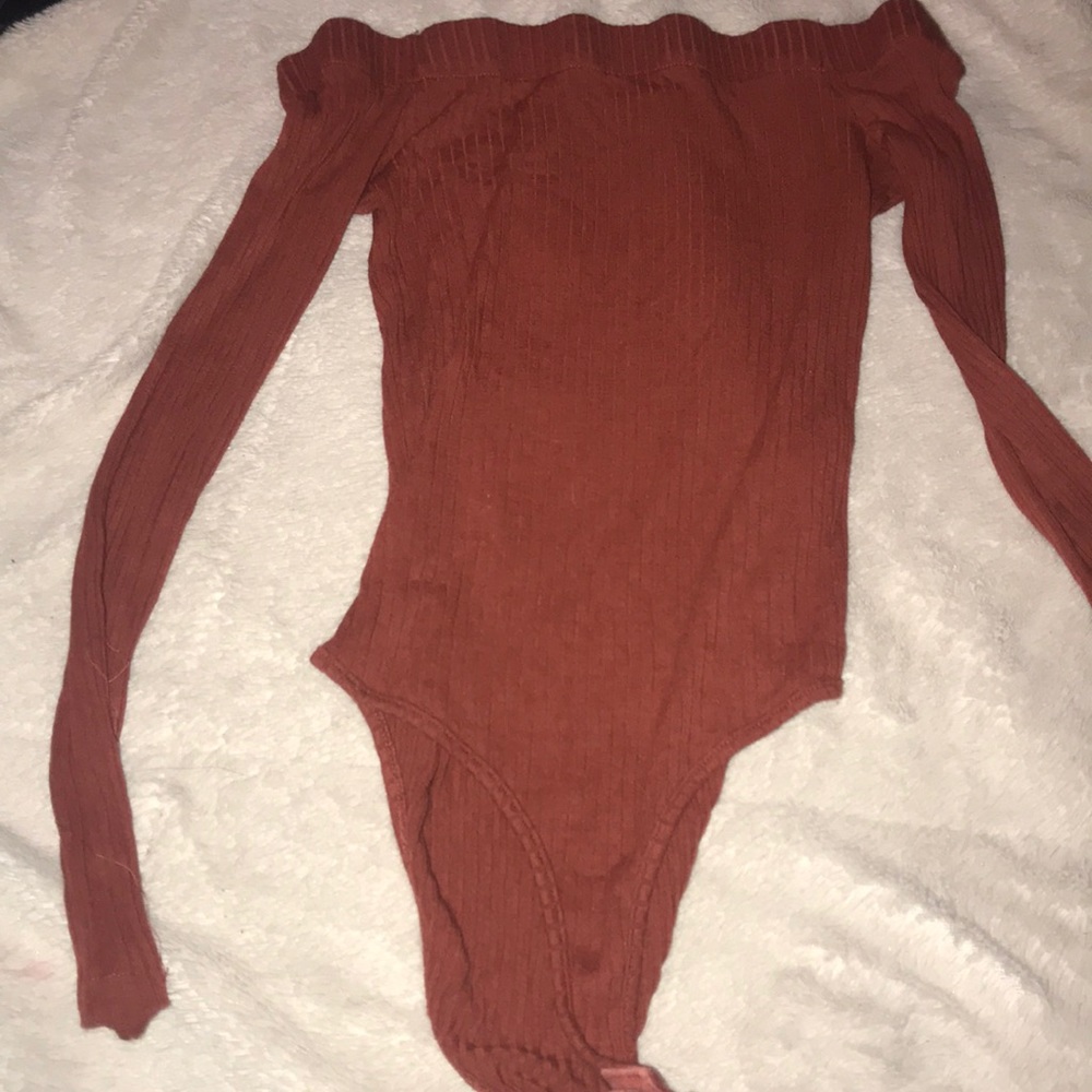 Off the shoulder body suit